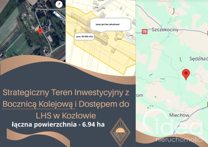 Działka Sprzedaż Kozłów 1