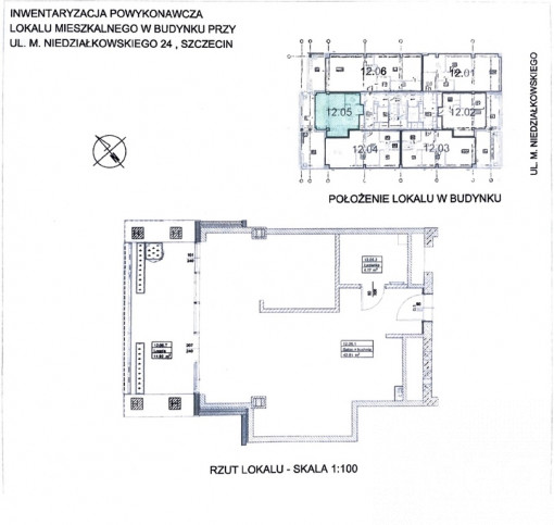 Mieszkanie Sprzedaż Szczecin Centrum Mieczysława Niedziałkowskiego 5