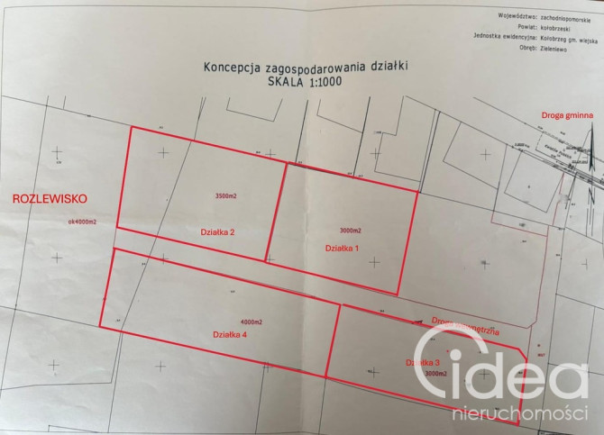 Działka Sprzedaż Zieleniewo 8