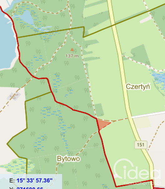 Działka Sprzedaż Czertyń 1