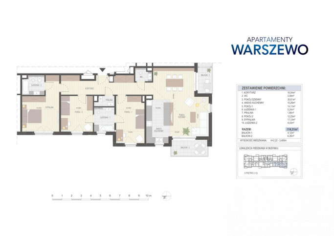 Mieszkanie Sprzedaż Szczecin Warszewo Kalinowa 6